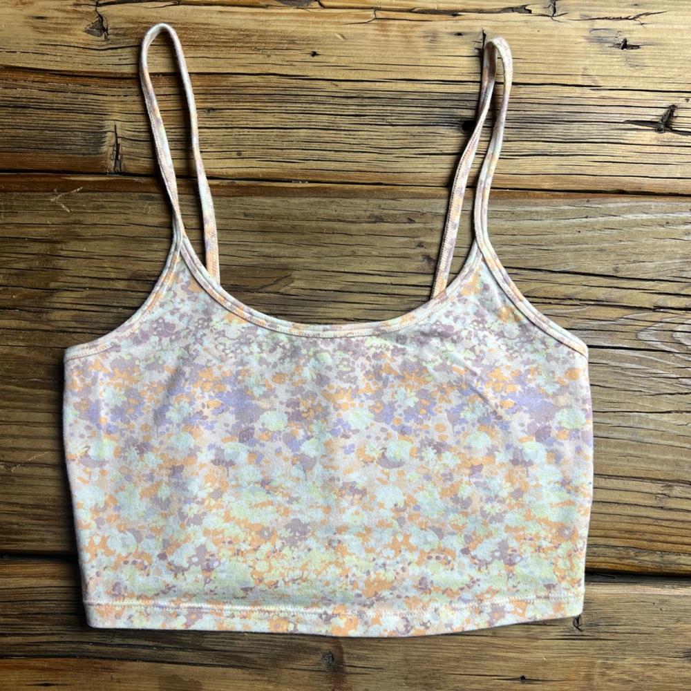 Forever 21 Floral Cropped Cami